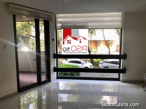 AMPLIO DEPTO 173 M2 EN 1ER PISO CON 3R-2.5B-2E, ESTUDIO  Y CTO DE SERVICIO INTEGRADO