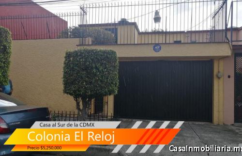 Excelente Casa con 3 Recamaras en Coyoacán (El Reloj)