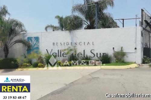 CASA EN RENTA RESIDENCIAL VALLE DEL SUR TLAQUEPAQUE $ 9,500.00