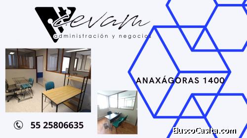 OFICINAS EQUIPADAS EN CALLE ANAXÁGORAS  CDMX 