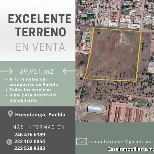 terreno en huejotzingo