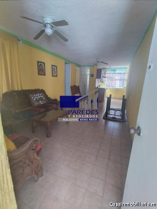 D206 Venta departamento en primer nivel 2 recámaras Condominio Palmas I en Ixtapa