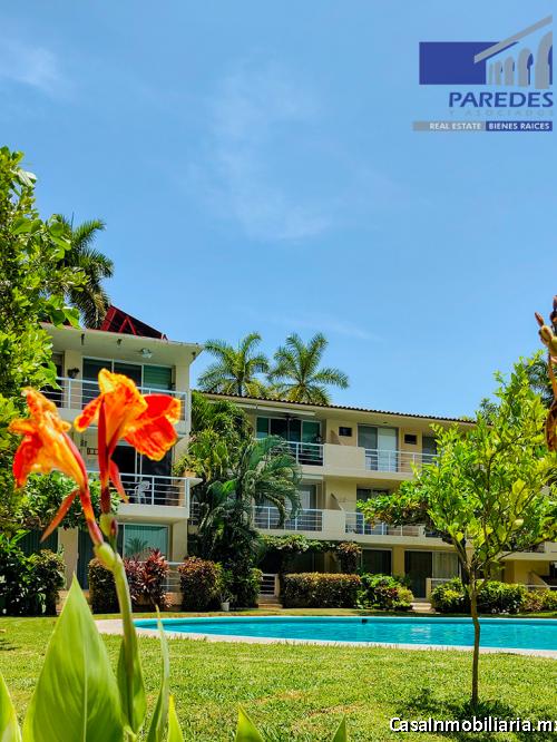 D226 Venta departamento en Real de Palmas Ixtapa 2 recamaras vista a campo de golf