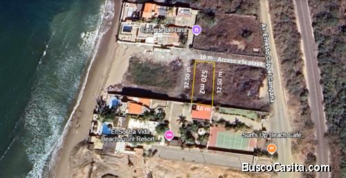 Terreno a unos pasos del mar en Playa El Delfín – Oportunidad de inversión en Mazatlán