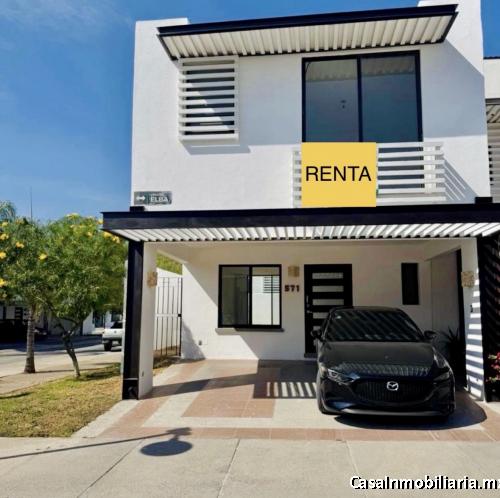 ¡BAJA SU PRECIO APROVECHA!, HERMOSA CASA EN RENTA EN ÁMBERES RESIDENCIAL | EN ESQUINA CON TERRENO