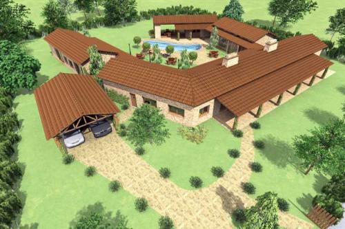 Villa de lujo y parcela en residencial privado en Club de Polo