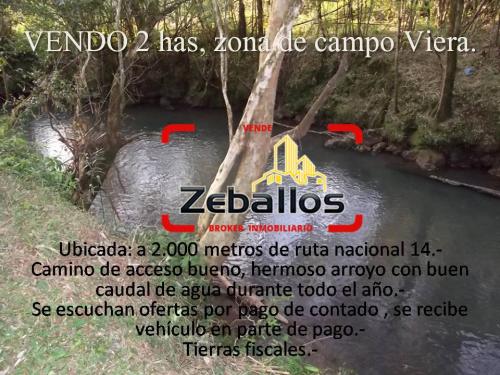 2 has en zona de Campo Viera con arroyo