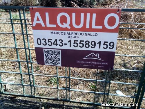 Alquiler de Terreno en Rio Ceballos, Córdoba $10.000