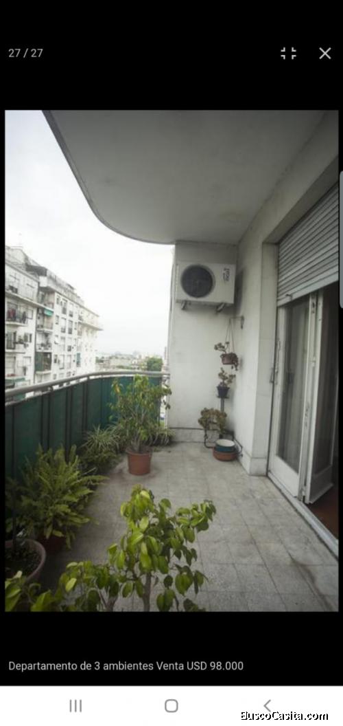 DUEÑO DIRECTO VENDE 3 AMBIENTES EN ALMAGRO