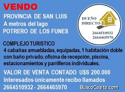 dueño vendo complejo turistico en san luis