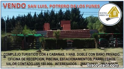 dueño vendo complejo turistico en san luis