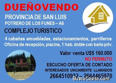 dueño vendo cabañas en san luis