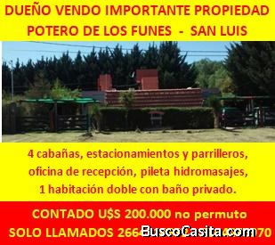 vendo complejo turistico en san luis