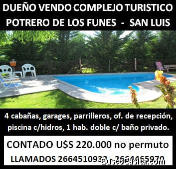 vendo complejo turistico en san luis