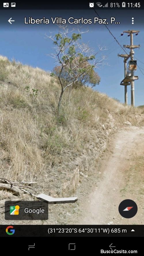 Lote con vistas imperdibles 504 M2 Villa Carlos Paz Córdoba Villa del Lago 
