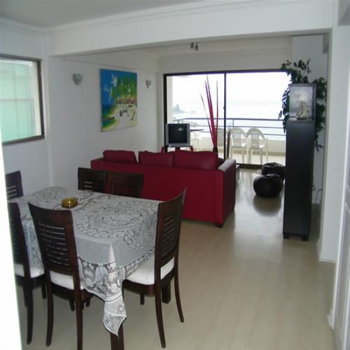 AAT055 ARRIENDA DEPARTAMENTO AMOBLADO VISTA AL MAR EN REÑACA