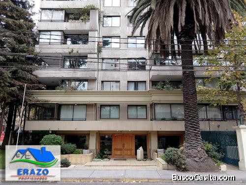 Departamento amoblado en Metro Cristóbal Colón, Las Condes 