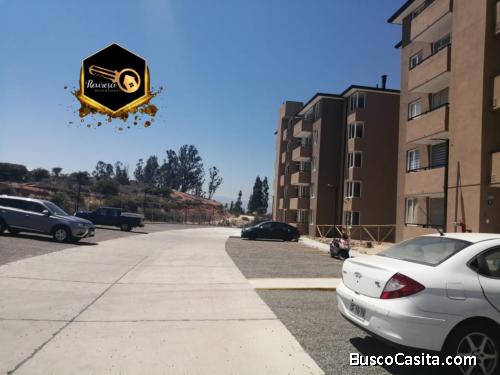 ARRIENDO DE DEPARTAMENTO NUEVO EN COND. CUMBRES DE QUILPUE, PASO HONDO