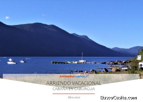 ARRIENDO CABAÑA EN PARCELA A METROS DEL LAGO CABURGUA