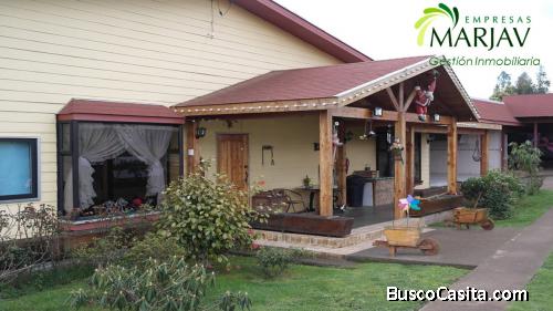 casa en parcela con arboles frutales!