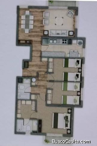 Hermoso Departamento Puerto Varas, 97 mt2 con excelente vista hacia el lago