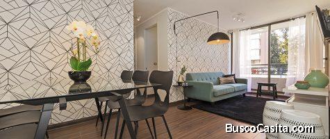 Arriendo Depto nuevo sin uso 2D+2B+Bodega+Estacionamiento en San Miguel