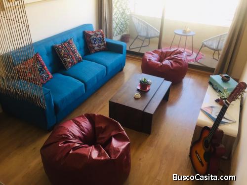 Departamento amoblado en Ñuñoa, chile españa