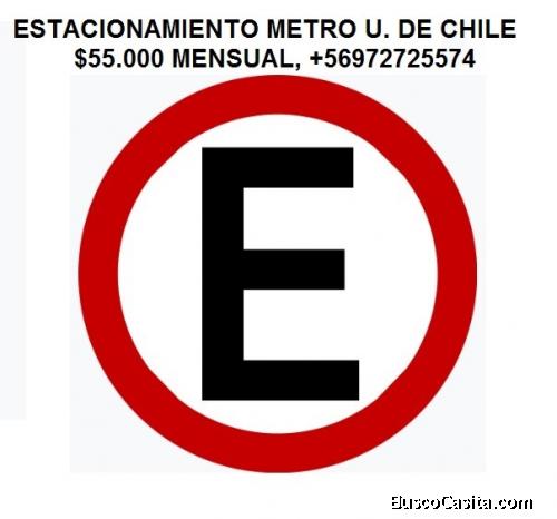 AMPLIO y ALTO ESTACIONAMIENTO SUBTERRÁNEO METRO U DE CHILE	