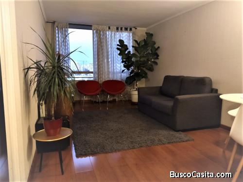 Arriendo Departamento en Providencia 1 Dormitorio y Estacionamiento