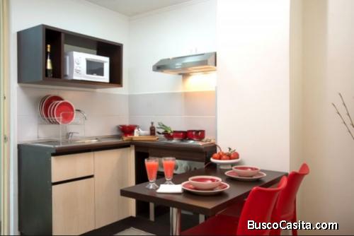 Depto. 1 dormitorio, 1 baño, estacionamiento y bodega. A 3 cuadras de metro irarrazaval