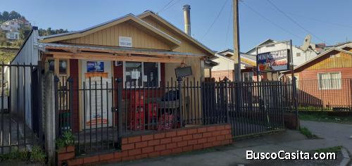 VENTA CASA SEMI AMOBLADA CON MINIMERCADO EN DALCAHUE