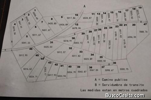47 parcelas en Cahuil