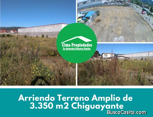 Arriendo Terreno Amplio de 3.350 m2 Chiguayante 