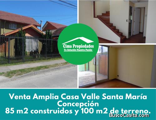 Venta Amplia Casa Valle Santa María Concepción