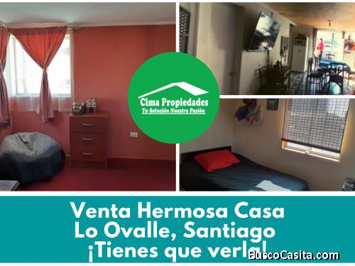 Hermosa Casa 94 m2 en Lo Ovalle, Santiago