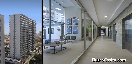 Arriendo departamento 1 D-1 B -1 E-B, nuevo, San Miguel.