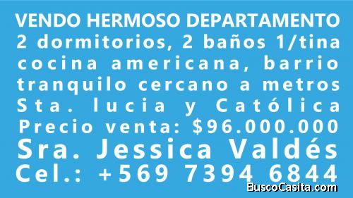 Estupendo departamento barrio residencial sector marín lira
