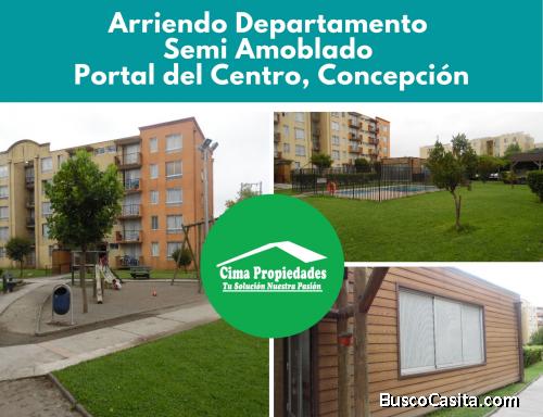 Arriendo Departamento Semi Amoblado, Concepción