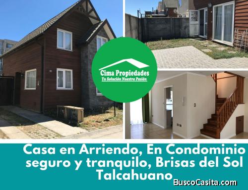 Casa 84 m2, 3D 2B, amplio patio, Brisas del sol