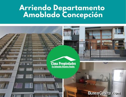 Arriendo Departamento Amoblado 45 m2 Concepción 