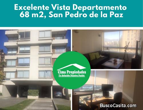 Excelente Vista Departamento 68 m2, San Pedro de la Paz
