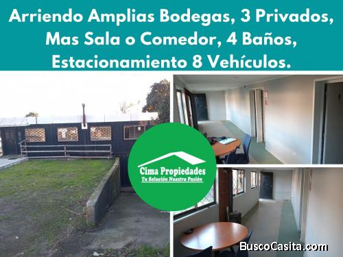 Arriendo Bodegas en Chiguayante, con oficinas