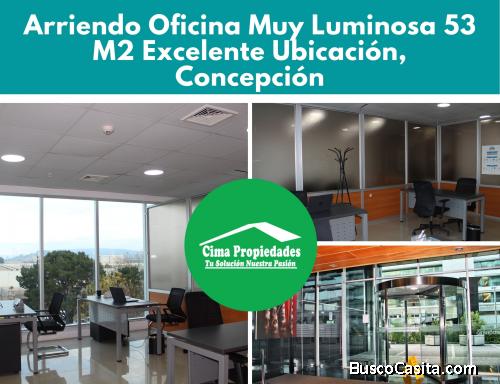Arriendo Oficina Muy Luminosa 53 m2, Concepción