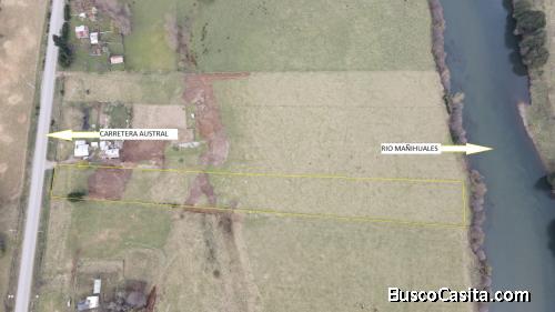 vendo terreno de 1 hectarea en Km 72 villa mañihuales a un costado de carretera Austral