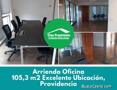 Amoblada, Excelente ubicación Oficina, Providencia