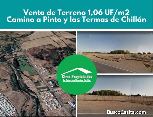 Camino a Pinto con destino habitacional, 1,06UF/m2