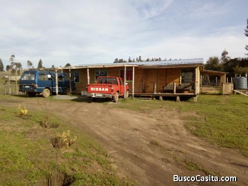 Venta de parcela con casa ubicada a 5Km de Ñipas