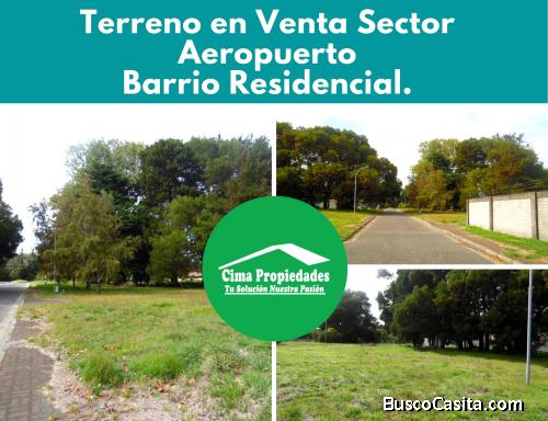 Venta Terreno Sector Aeropuerto
