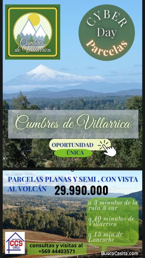 Venta de Parcela Cumbres de Villarrica