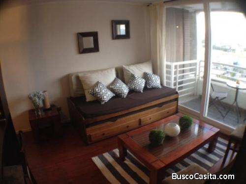 Arriendo Depto 1d-1b-45mt2 amoblado Centro Viña del Mar 